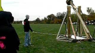 Pumpkin Trebuchet Launch 2008, Medina High School
