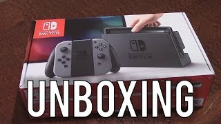 Nintendo Switch Unboxing (Gray, 32GB)