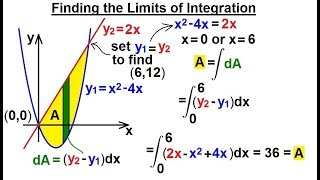 Calculus 2 - Integration: Finding the Area Between Curves (13 of 22) Finding the Limits of Integral