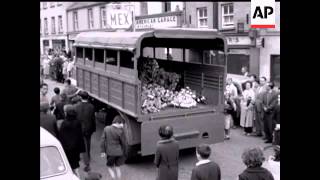GALWAY FUNERAL OF AIR CRASH VICTIMS - NO SOUND