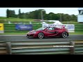 supercars accelerating on the track at supercarfest 2024