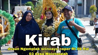 Kirab dusun Ngemplak wonoayu ceper Rt 08 Rw 03 desa Mojotengah