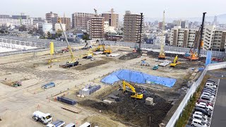 2023年1月13日（金） 埋蔵文化財調査の現場を埋める！ 大阪公立大学 森之宮キャンパス　SmartCity 建設中 JAPAN / Osaka