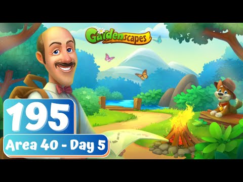 Gardenscapes – Parte 195 – Área 40 – Día 5 – Jugabilidad