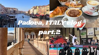 イタリア後編｜Sub｜ついに！石川選手vs藍選手。イタリアリーグセリエA観戦 in Padova【交換留学/スウェーデン】