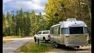 Tunnel Mountain Trailer Court Campground in Banff  National Park BC, Canada