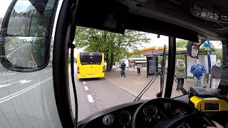 Katowice 🚍 Linia [10] Dziewczyna za kierownicą autobusu cz. 1/4