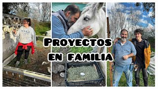 #109 🏡PROYECTOS EN FAMILIA 🏡🤗/Nuestro primer huevo de OCA 🪿🥚🌱😊/ novedades sobre las cabras 🐐✨😅🌱