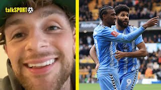Tom Grennan BACKS Coventry To BEAT Manchester United In The FA Cup Semi-Final At Wembley! 😮🔥