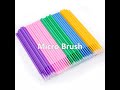 50 100 300 500pcs eyebrow eyelash brushes eyelash spoolies mascara wands disposable applicator