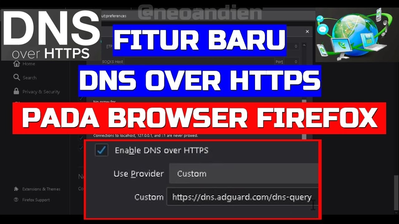 Fitur Baru DNS Over Https Pada Browser Firefox [Cara Setting DoH ...