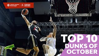 Top 10 Dunks | October | 2022-23 Turkish Airlines EuroLeague