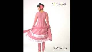 Cbazaar - Double Flair Net Anarkali Churidar Set