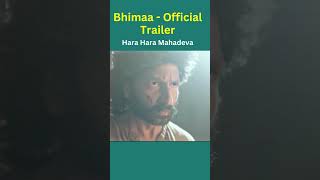 Bhimaa - Official Trailer | Gopichand | A. Harsha | Ravi Basrur | Sri Sathya Sai Arts #ytshorts