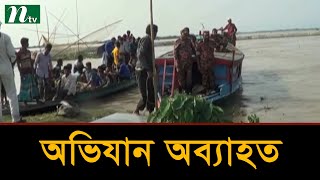 নেত্রকোনায় ট্রলার ডুবিতে নিখোঁজ ব্যক্তিদের সন্ধানে অভিযান