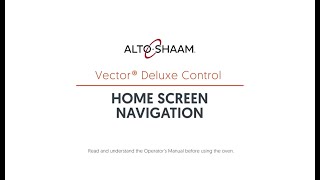 Vector DX Home Screen Navigation