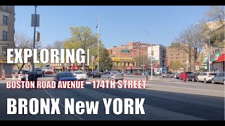 MTA Bx 21 Bus ride - E 169th St to E 174th St