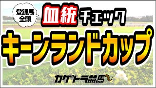 【キーンランドカップ2023】洋芝スプリントの直線、激アツの気持ちにさせてくれる激走血統検証！登録馬全頭血統チェック！