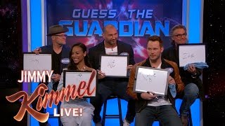 The Cast of Guardians of the Galaxy Vol. 2 Plays 'Guess the Guardian'