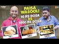10 Rs Dosa Vs 1000 Rs Dosa in Hyderabad || Paisa Wasool || Wirally Food || Tamada Media
