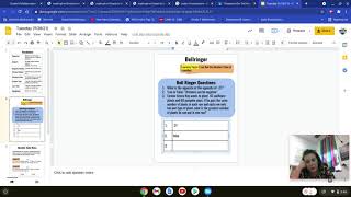 Bellringer Tuesday 9/28
