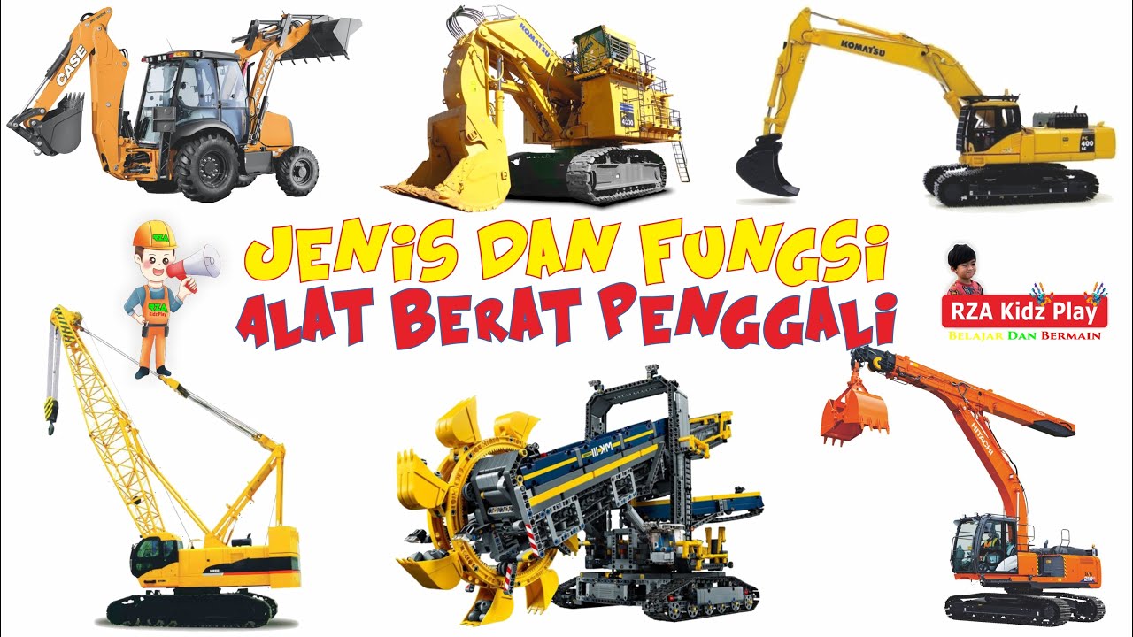 Jenis Dan Fungsi Alat Berat Penggalian || Excavator, Power Shovel ...