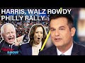 Harris-Walz Campaign Holds First Rally & Republicans Call Walz 