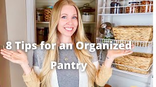 Pantry Organization Tips||Tips for an Organized & Simplified Pantry|Simplifying with Minimalism 2020
