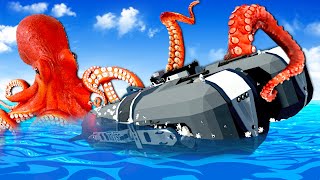 Kraken Survival in a SUBMARINE?! (Stormworks)