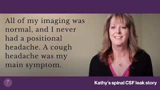 Kathy S Spinal Csf Leak Story
