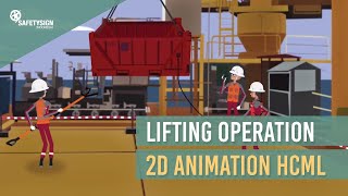 Lifting Operation 2D Animation Husky CNOOC Madura Limited I SSI Multimedia