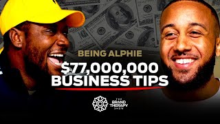 I built a $77 MILLION BUSINESS | The Brand Therapy Show | @BeingAlpha