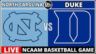 North Carolina vs Duke 🏀 NCAAM Basketball Game Score Play by Play - Feb 1, 2025