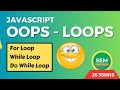 loops in javascript (Hindi) - for, while, do while loops - Full Course