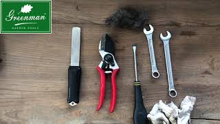 How to maintain your Anvil Pruner from Greenman Garden Tools