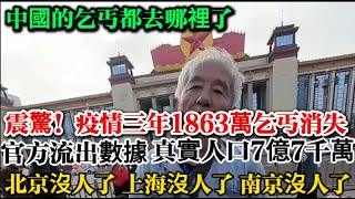 大陸的乞丐去哪了？江蘇、北京、上海、廣東全“空城”，消失的1863萬到底躲哪去了？官方內部數據曝光，原來人口大縮水？真相讓人震驚，難道我們被“數字化”了