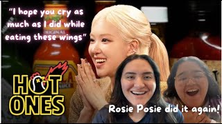 Blinks React to ROSÉ on Hot Ones 🔥 (Full Reaction)