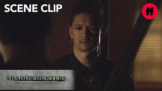 Shadowhunters | Season 2, Episode 5: #Malec Talking on the Balcony | Freeform