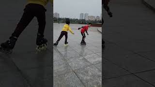 Tập đi lùi mà khó quá #skating #inlineskate #patin #backskin