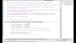 In Java What is ArrayIndexOutOfBoundsException