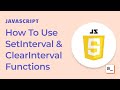 How To Use The SetInterval & ClearInterval Functions To Auto-Update Widgets