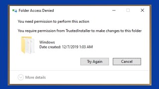 Fix Folder Access Denied | You'll Need To Provide Administrator Permission To Delete This Folder