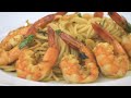 居家餐酒館🥂滿滿儀式感 ~西班牙蒜蝦麵 gambas pasta pasta tapas shrimp spain sunmiutime 睡喵小廚🦐