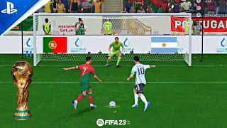 FIFA 23 \ MESSI V RONALDO \ ARGENTINA V PORTUGAL \ PENALTY SHOOTOUT HD