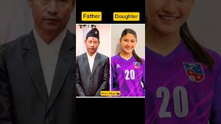 Top 5 Nepali Female Football Player\u0026Theire Father#shorts#football#nepal