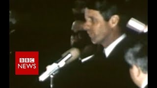 The moment Americans heard Martin Luther King Jr had died - BBC News