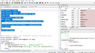 Python GUI Programming-Tkinter MessageBox Widget