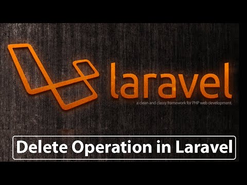 How To Delete Data In Laravel - Insert, View, Update, Delete Operation ...