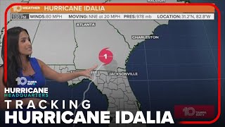 Tracking the Tropics: Hurricane Idalia surge levels dropping in Tampa Bay (1 p.m. Wednesday)