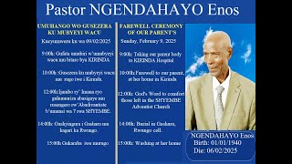 UMUHANGO WO GUHEREKEZA Pastor NGENDAHAYO Enos